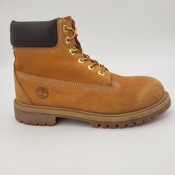 Timberland Other - TIMBERLAND Youth Sz 2.5 Classic 6" Waterproof Insulated Boot Wheat Nubuck